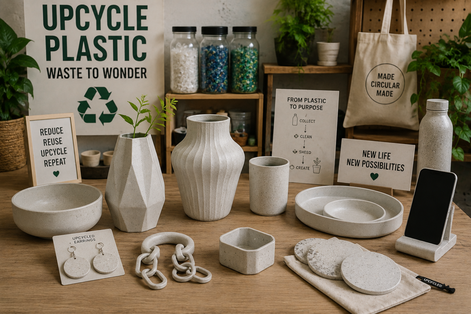 Plastic upcycling