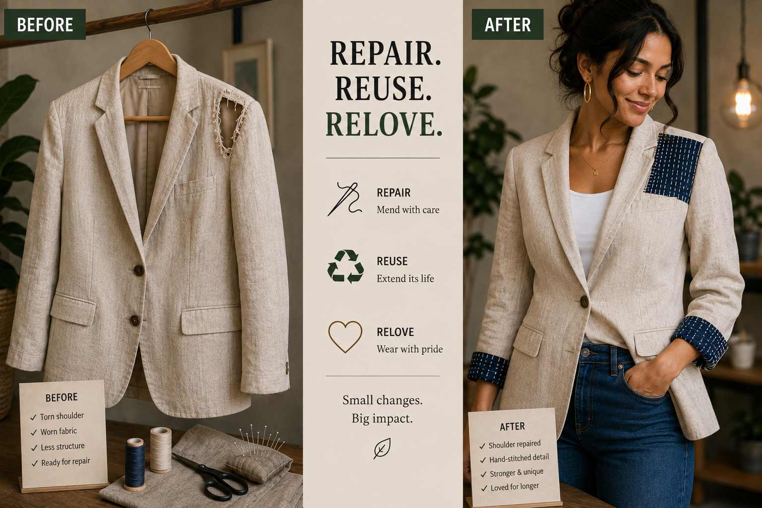 Repair and reuse